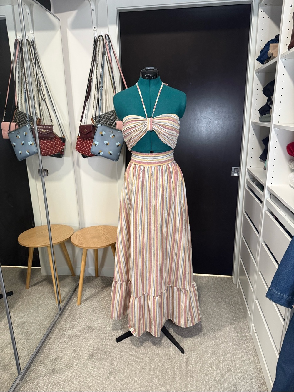 Striped Maxi Dress